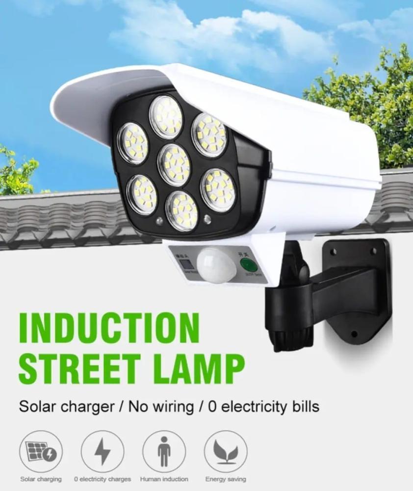 Solar Induction Street Lamp with Motion Sensor - Energy Saving LED Light